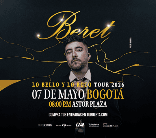 BERET   LO BELLO Y LO ROTO TOUR 2026
