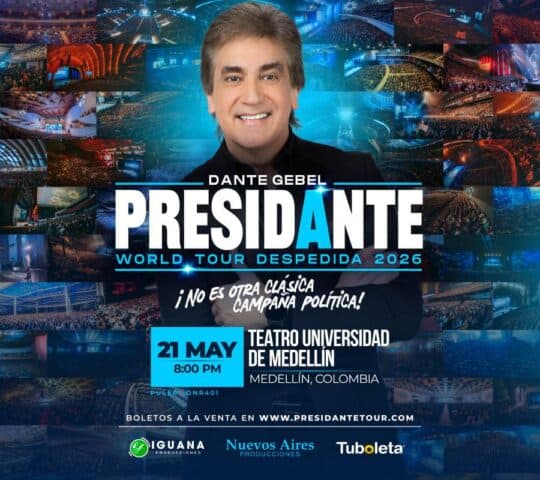 DANTE GEBEL  DESPEDIDA MUNDIAL 2026   WORLD TOUR