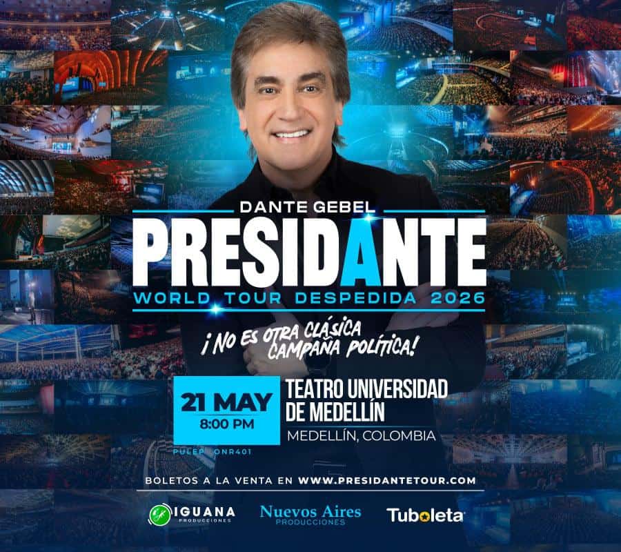DANTE GEBEL  DESPEDIDA MUNDIAL 2026   WORLD TOUR