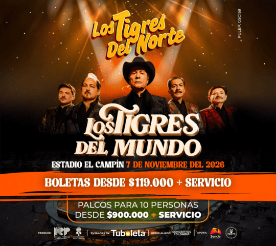 LOS TIGRES DEL NORTE   LOS TIGRES DEL MUNDO 2026