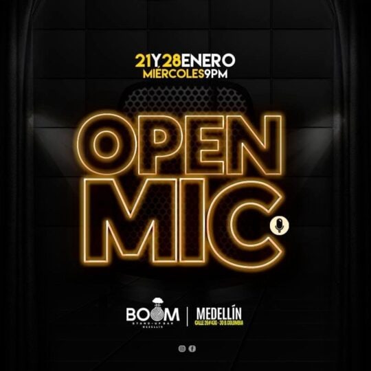 OPEN MIC  ENERO