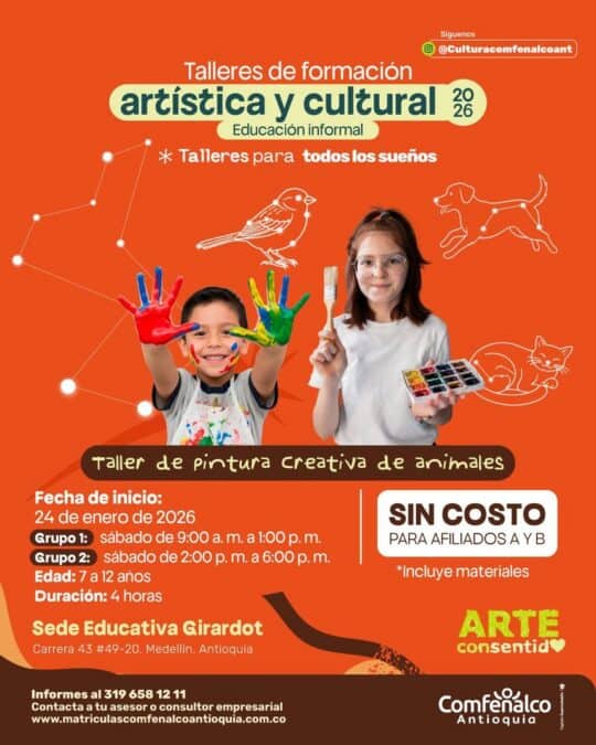 Taller De Pintura Creativa De Animales