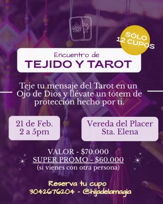 Encuentro De Tejido Y Tarot