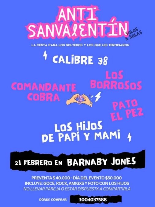 Anti San Valentin  Solos   Solas 2026