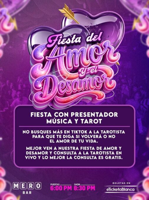 Fiesta Con Presentador  Musica Y Tarot