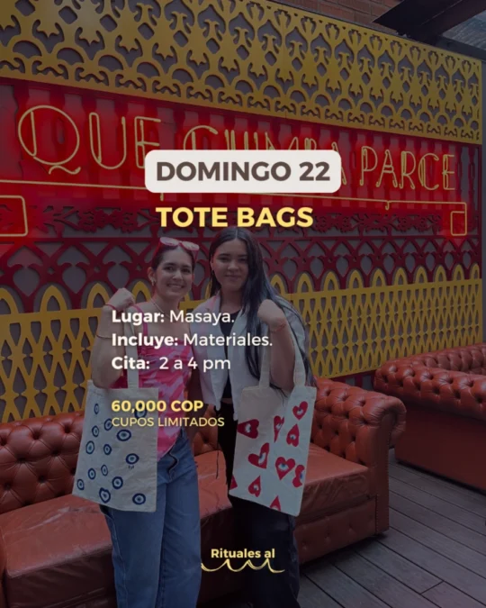 Tote Bags Y Parche