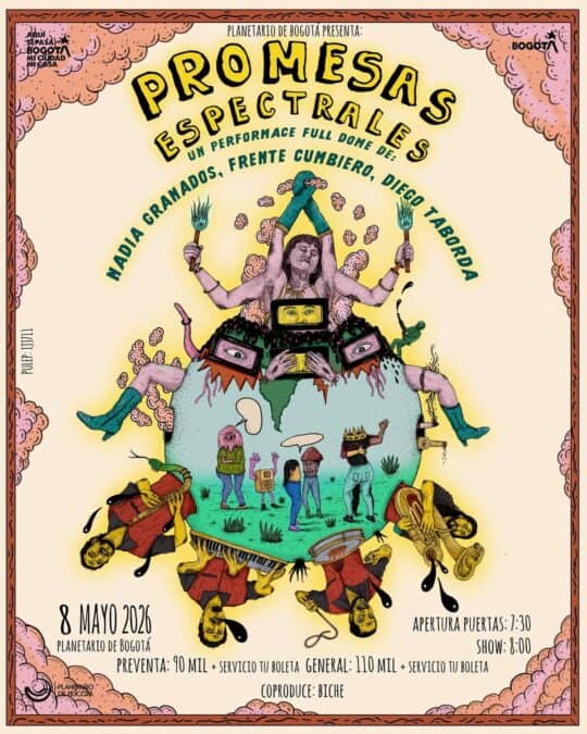 Espectáculo de circo con artistas destacados en Promesas Espectaculares, un evento familiar en Bogotá. Disfruta de un show lleno de magia, acrobacias y diversión para todas las edades en el Planetario.