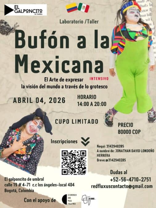 Bufón a la Mexicana, taller de expresión artística, celebra la cultura mexicana a través del arte y la creatividad, con un enfoque en la tradición del bufón mexicano.