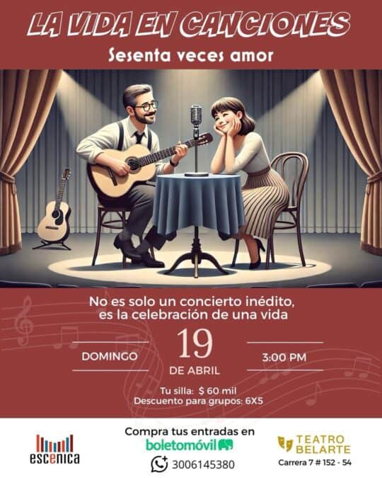 Escenario con músicos tocando guitarra y canto en un concierto íntimo y emotivo.