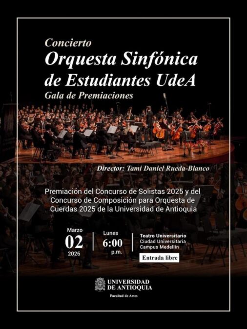 Gala De Premiaciones 2026   Sinfonica De Estudiantes UdeA
