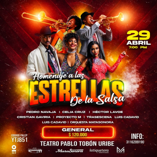 Homenaje A Las Estrellas De La Salsa