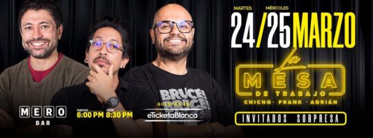 LA MESA DE TRABAJO EN VIVO EN MERO BAR