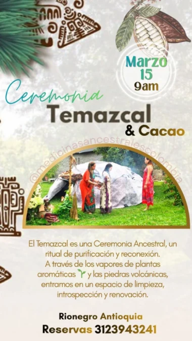 Ceremonia De Temazcal Y Cacao