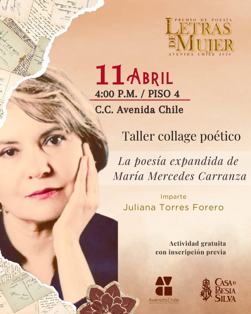 Premio de Poesía Letras de Mujer - Taller collage poético - Bogotá ...