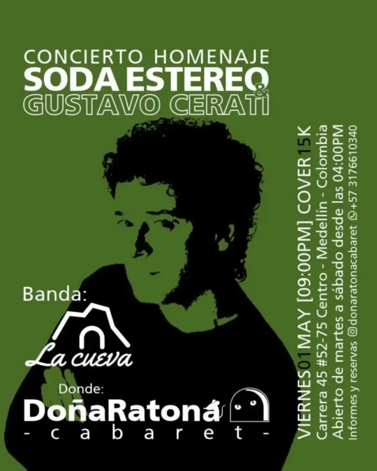 Homenaje A Soda Stereo Y Cerati En Medellin