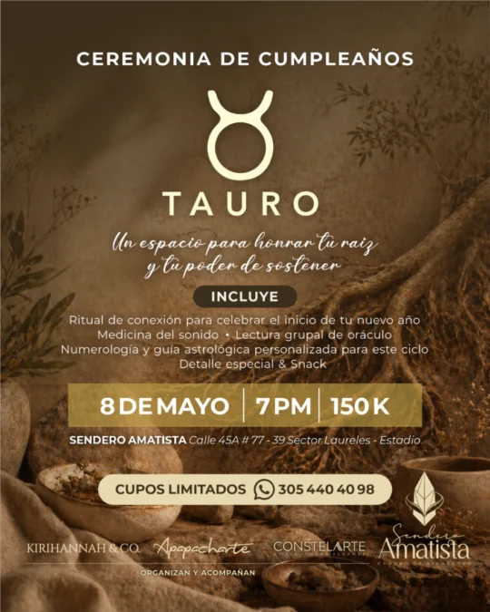 Cereminia De Cumpleanos Signo Tauro