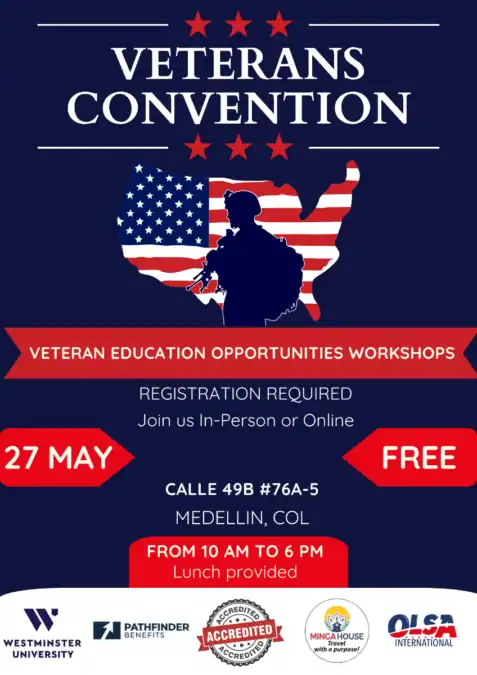 Oportunidades de educación y talleres para veteranos.