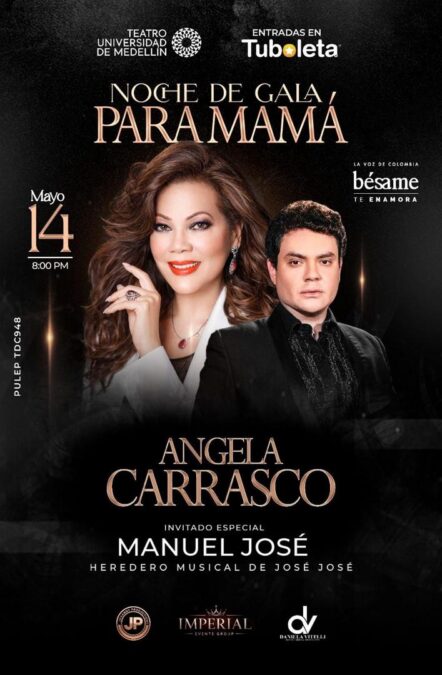 NOCHE DE GALA PARA MAMA ANGELA CARRASCO   MANUEL JOSE