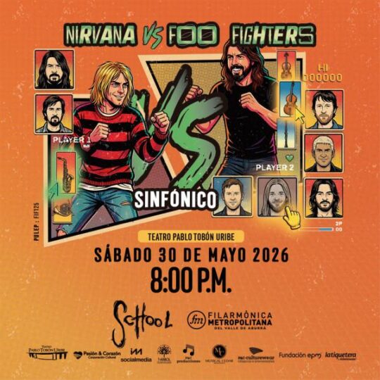 Nirvana Vs Foo Fighters Sinfonico En Medellin