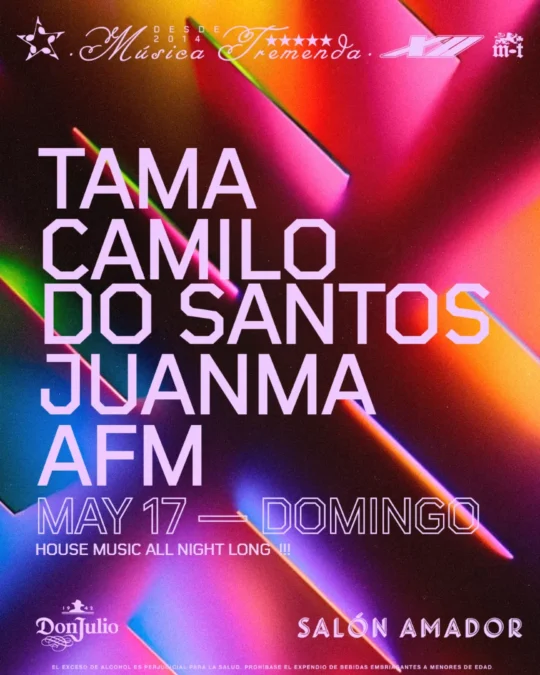 SUNDAY AT SALON AMADOR – HOUSE MUSIC ALL NIGHT LONG - Image 01
