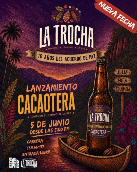 Lanzamiento La Trocha Cacaotera Y Mecenazgo por La paz - Image 01