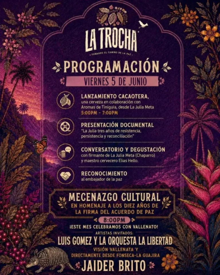 Lanzamiento La Trocha Cacaotera Y Mecenazgo por La paz - Image 02