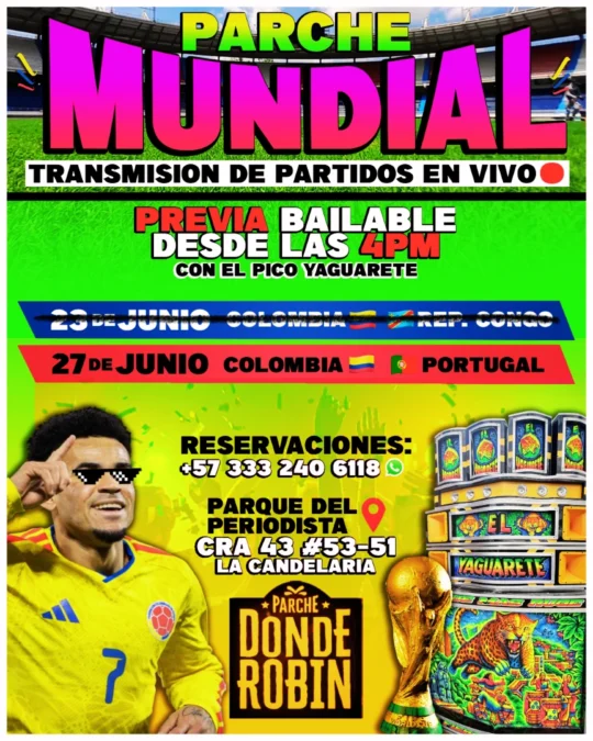Transmisión Colombia vs Portugal c/ el Picó el Yaguareté - Image 01