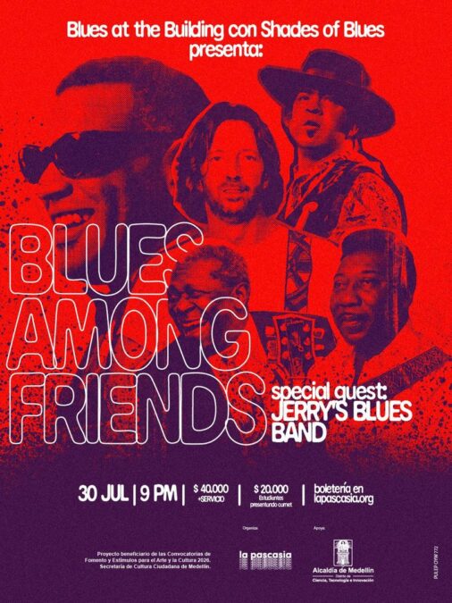 BLUES AT THE BUILDING CON SHADES OF BLUES PRESENTA BLUES AMONG FRIENDS SPECIAL GUEST JERRY S BLUES BAND - Image 8063
