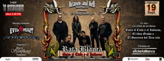 EX INTEGRANTES DE RATA BLANCA RB MARIO IAN ENTRE EL CIELO Y EL INFIERNO EN MEDELLIN - Image 8380