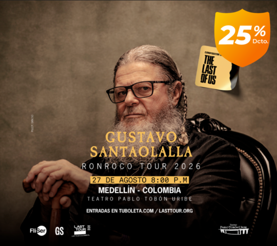 GUSTAVO SANTAOLALLA RONROCO TOUR MEDELLIN - Image 8397