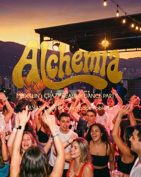 Alchemia: Fiesta de baile saludable de Medellín - Image 01