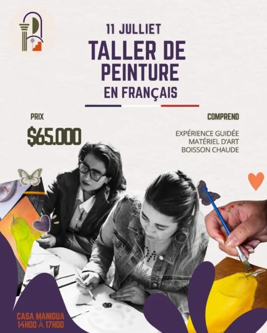 Atelier de peinture en français - Image 01