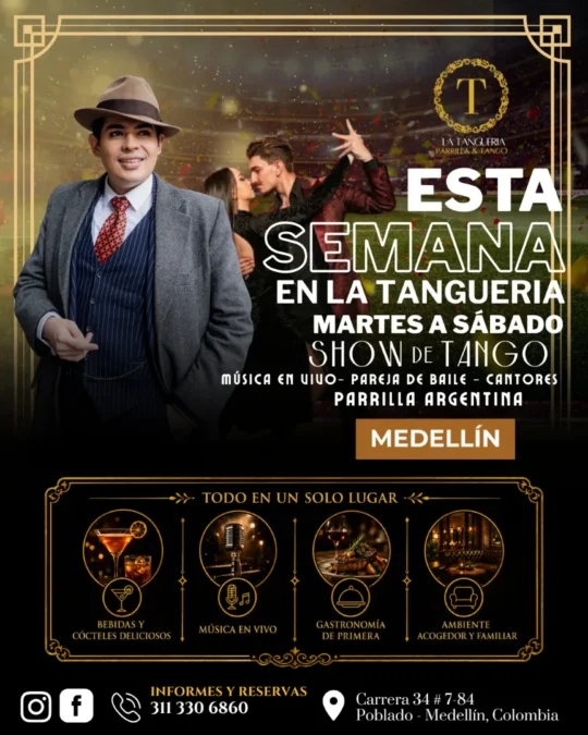 Show de Tango – La Tangueria Medellin - Image 01