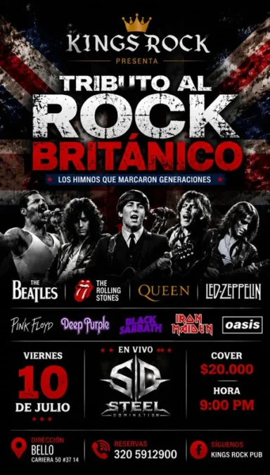 TRIBUTO AL ROCK BRITÁNICO - Image 01