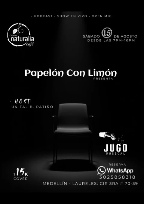 Jugo Musical – 7.ª Edición | Podcast, Show en Vivo & Open Mic - Image 01