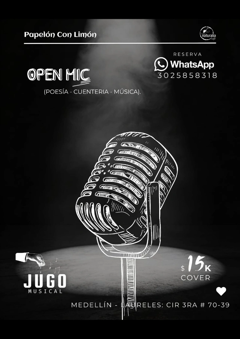 Jugo Musical – 7.ª Edición | Podcast, Show en Vivo & Open Mic - Image 04