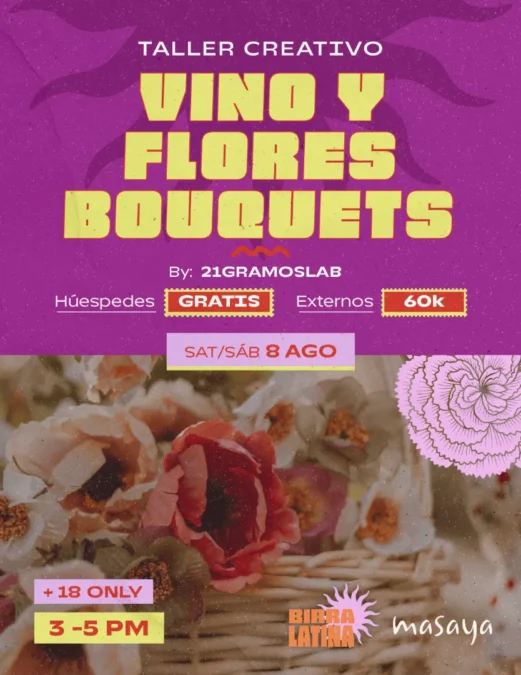 Taller Creativo: Vino & Bouquets - Image 01