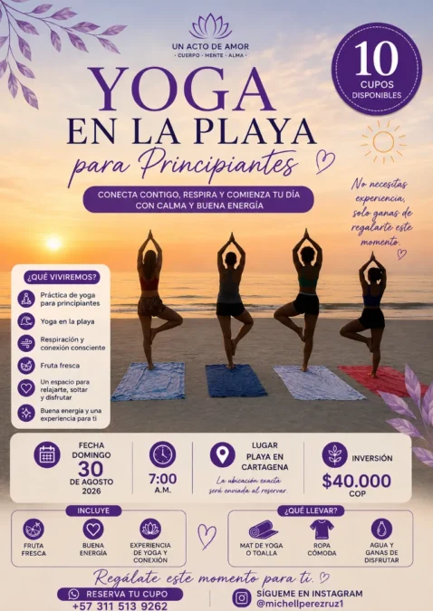 Yoga en la Playa - Image 01