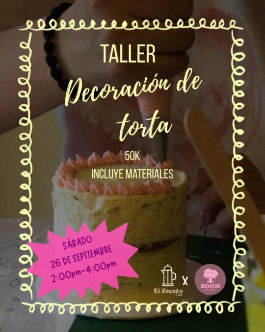 Taller Decoracion de torta - Image 01