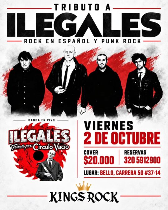 Tributo a Ilegales en Kings Rock - Image 01