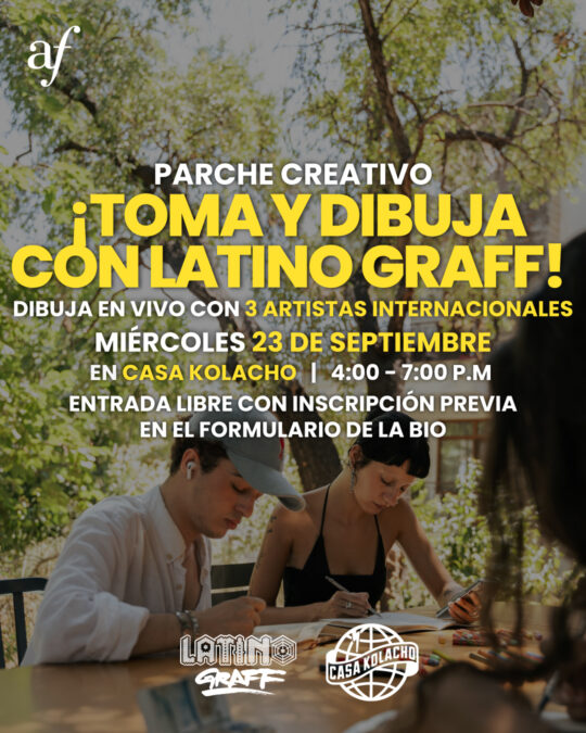 Parche Creativo ¡Toma y Dibuja con Latino Graff! - Image 01