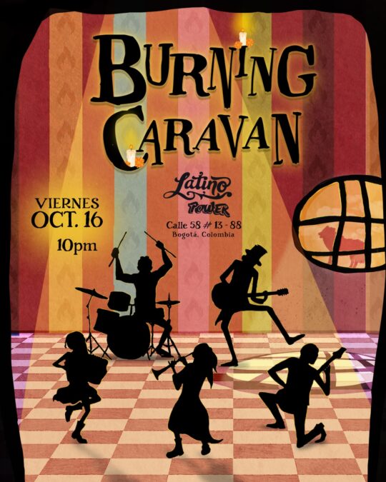 BURNING CARAVAN - Image 01