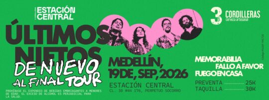 DE NUEVO AL FINAL TOUR ULTIMOS NIETOS EN MEDELLIN - Image 9462