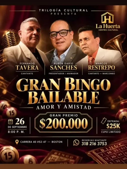 Gran Bingo Bailable Amor Y Amistad - Image 9527