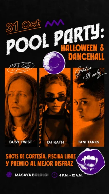 Fiesta de Halloween: Pool Party & Music - Image 01