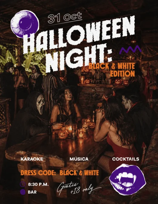 HALLOWEEN NIGHT: Black & White Edition - Image 01