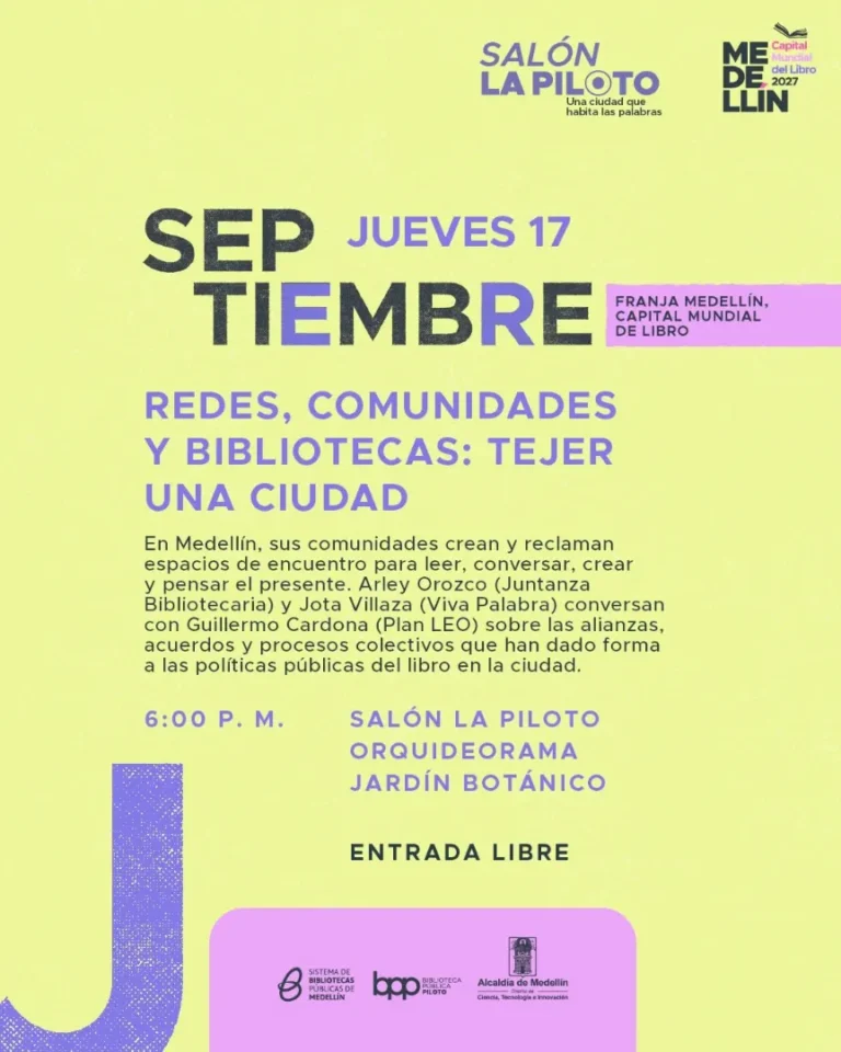 REDES, COMUNIDADES Y BIBLIOTECAS: TEJER UNA CIUDAD - Image 02