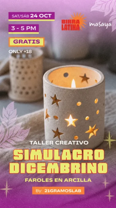 Taller: Faroles de Arcilla Craft - Image 01