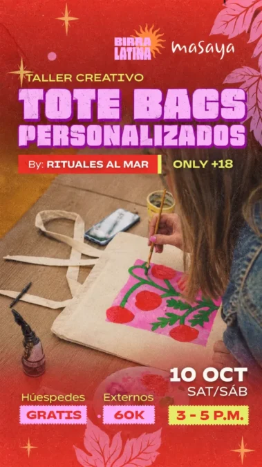 Taller: Tote Bags Personalizados - Image 01