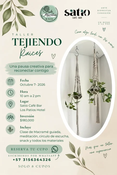 Tejiendo Raíces: taller de macramé consciente - Image 01